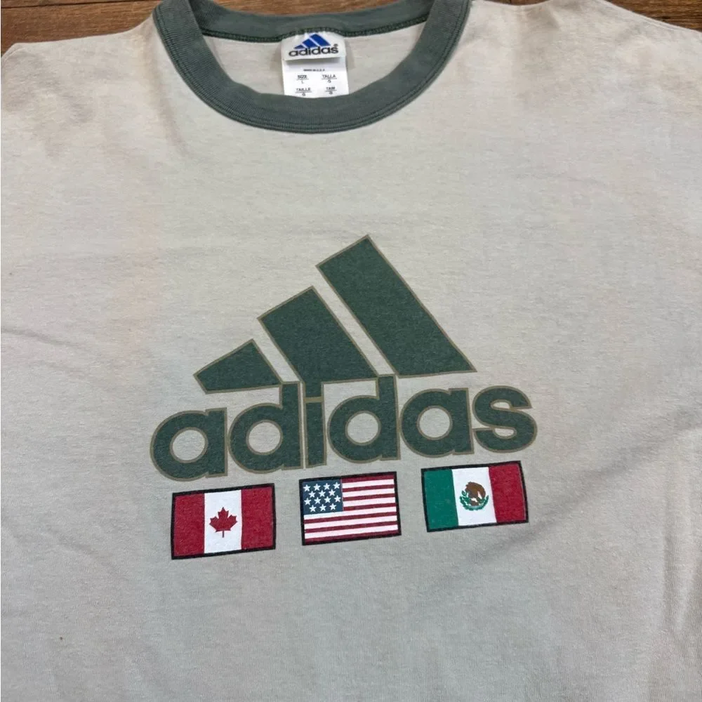 90s Vintage Adidas Ringer Shirt
